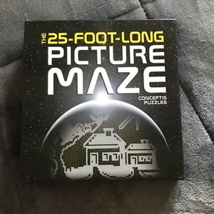 The 25 Foot Long Picture Maze Concepts Puzzle Hardcover Book Box